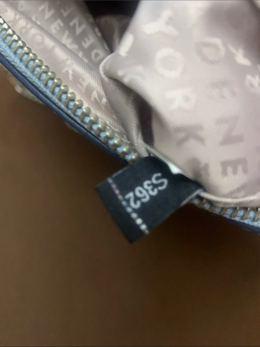 kate spade Light Blue Pebbled Leather Chain Crossbody
